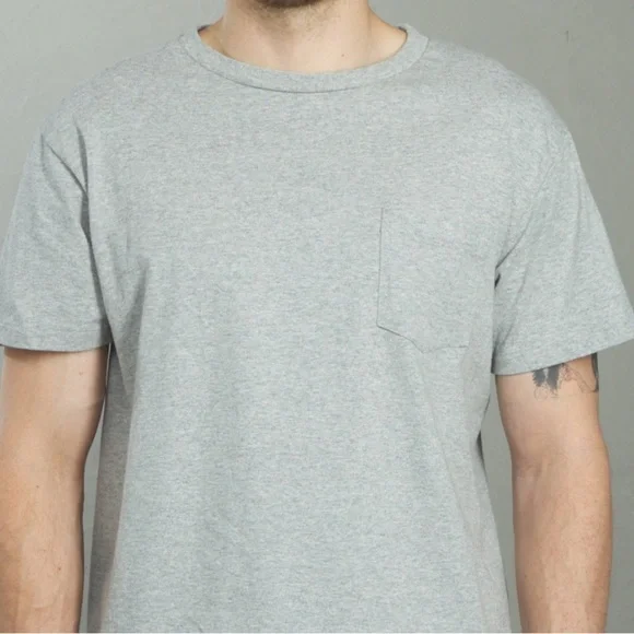 NWOT Lettered Sportswear Velva Sheen Heather Gray Men’s Tee T-shirt Size Large - Picture 8 of 9